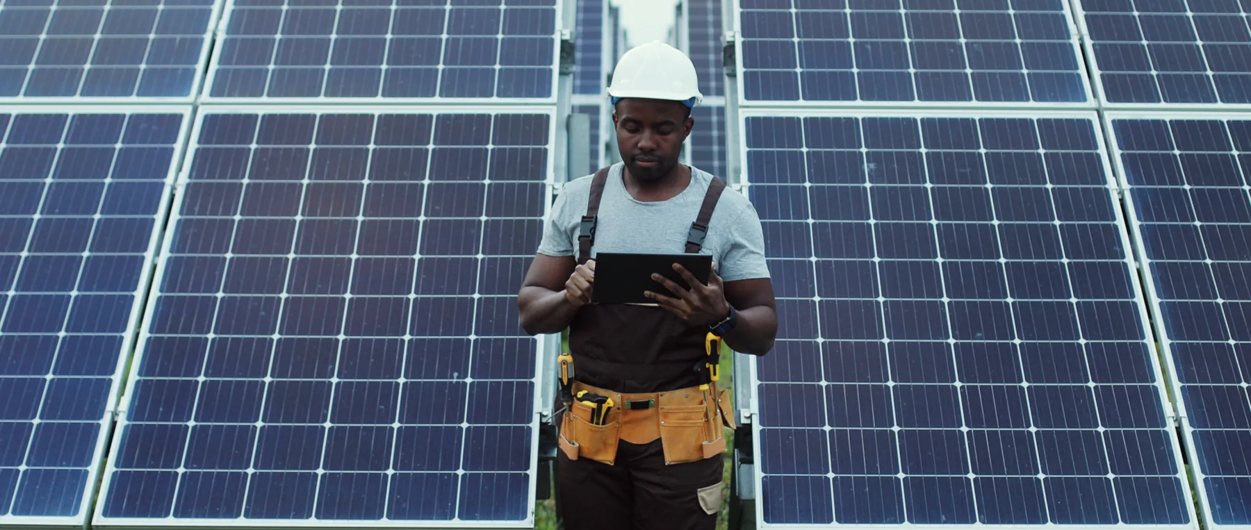 Intervention sur une installation solaire