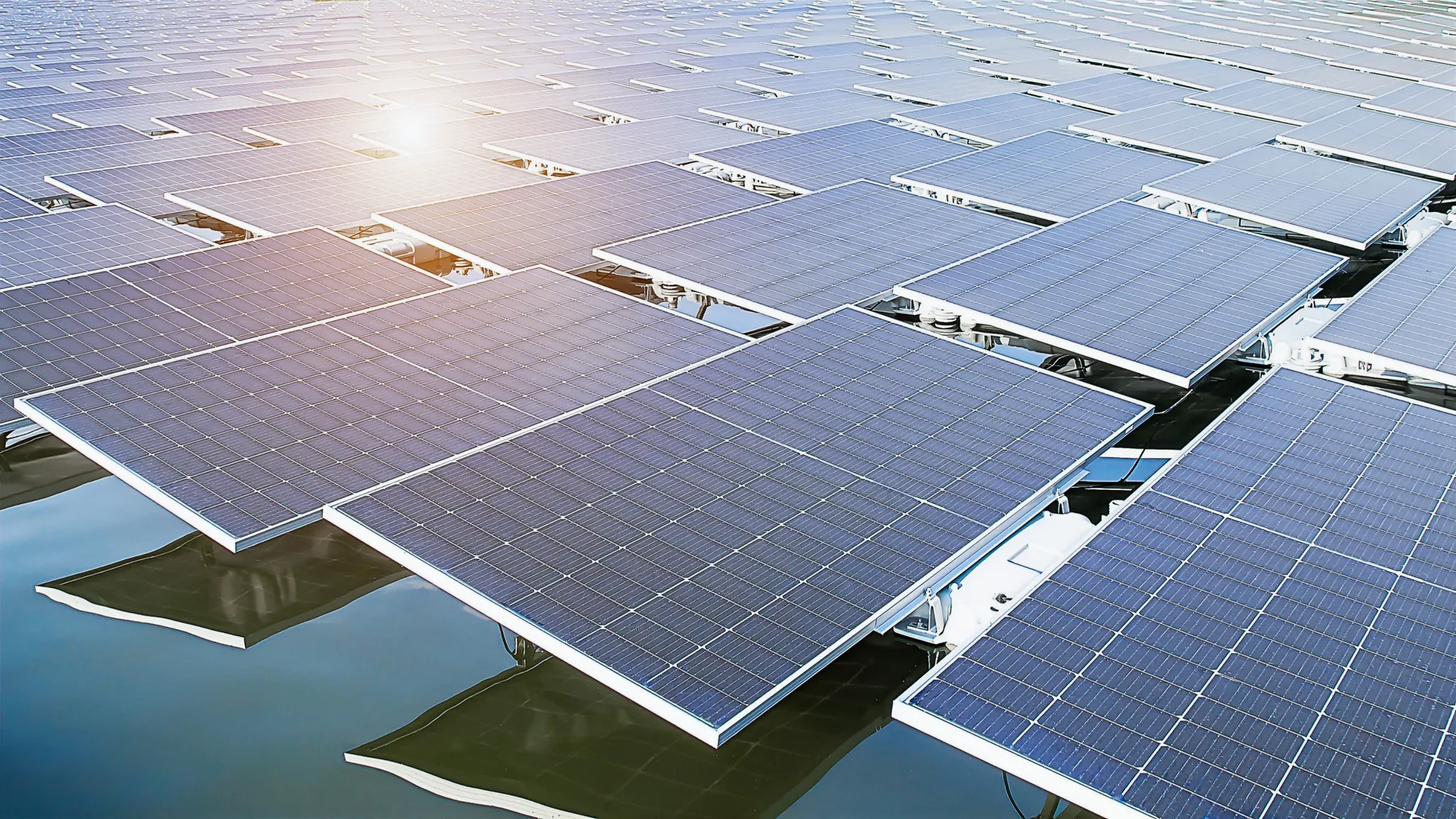 Centrale solaire flottante